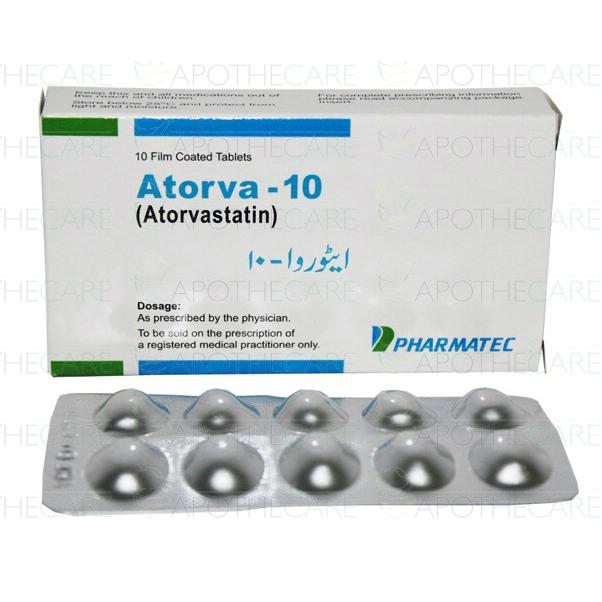 Atorva tablet 10 mg 10’s