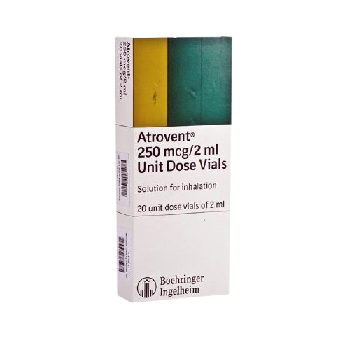 Atrovent 250mcg (Ipratropium Bromide) 2ml vials ^