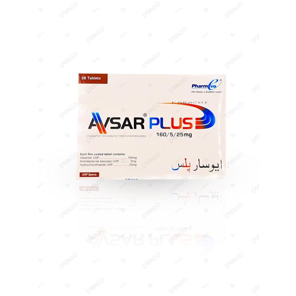 Avsar Plus tablet 5/160/25 mg 28’s