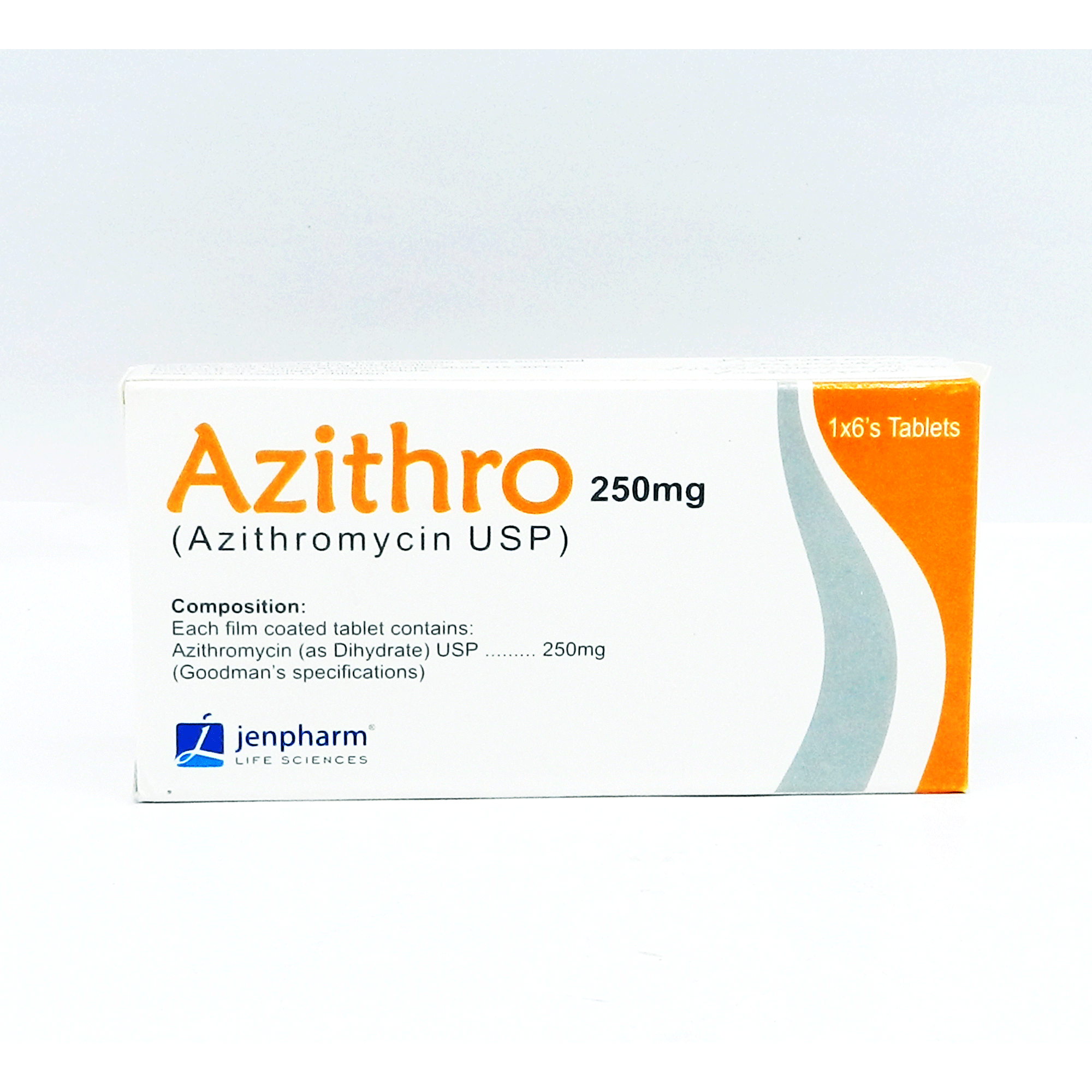 AZITHRO 250mg Tablet 1x6s