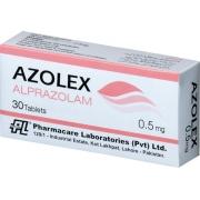 Azolex tablet 0.5 mg 3×10’s(Alprazolam)