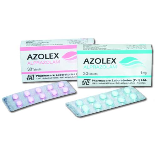 Azolex tablet 1 mg 3×10’s(Alprazolam)