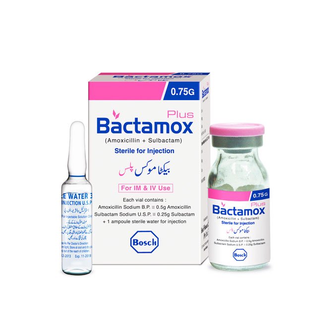 Bactamox Plus Injection 750 mg 1 Vial
