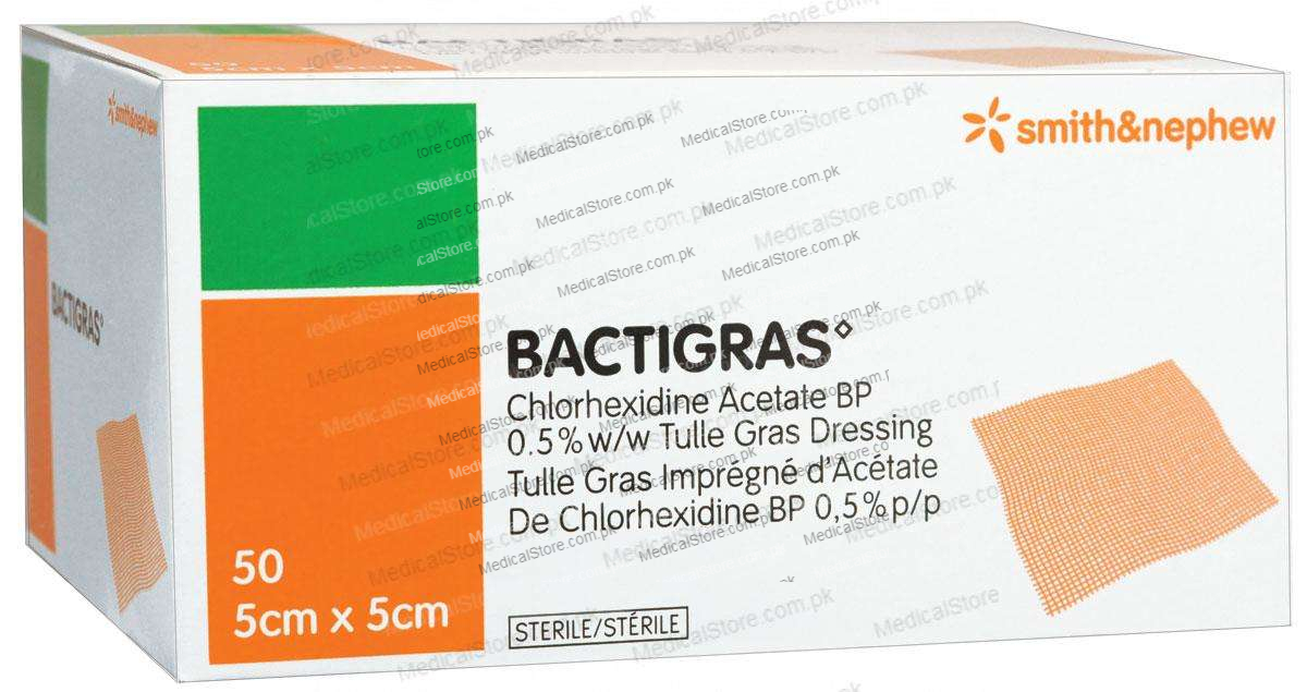 Bactigras Dressing 5 cmx5 cm 5×5 cm