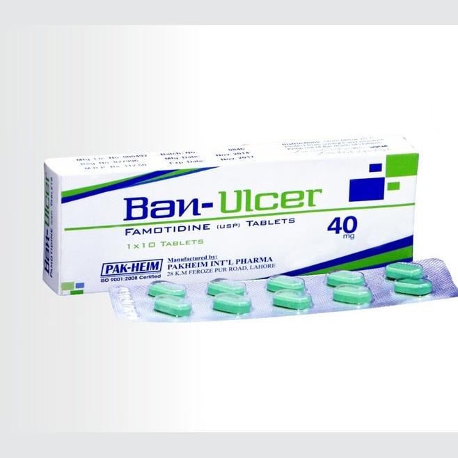 Ban-ulcer tablet 40 mg 10’s