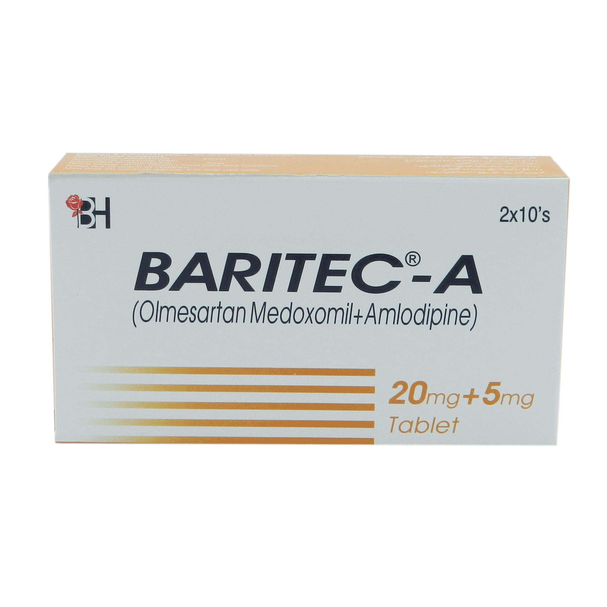 Baritec-A tablet 5/20 mg 20’s