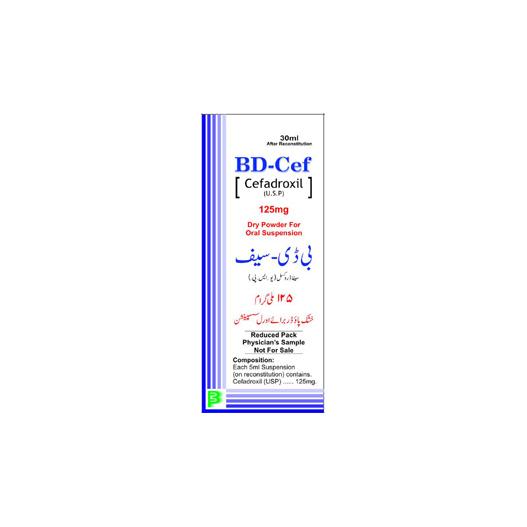 BD-Cef suspension 125 mg 60 mL