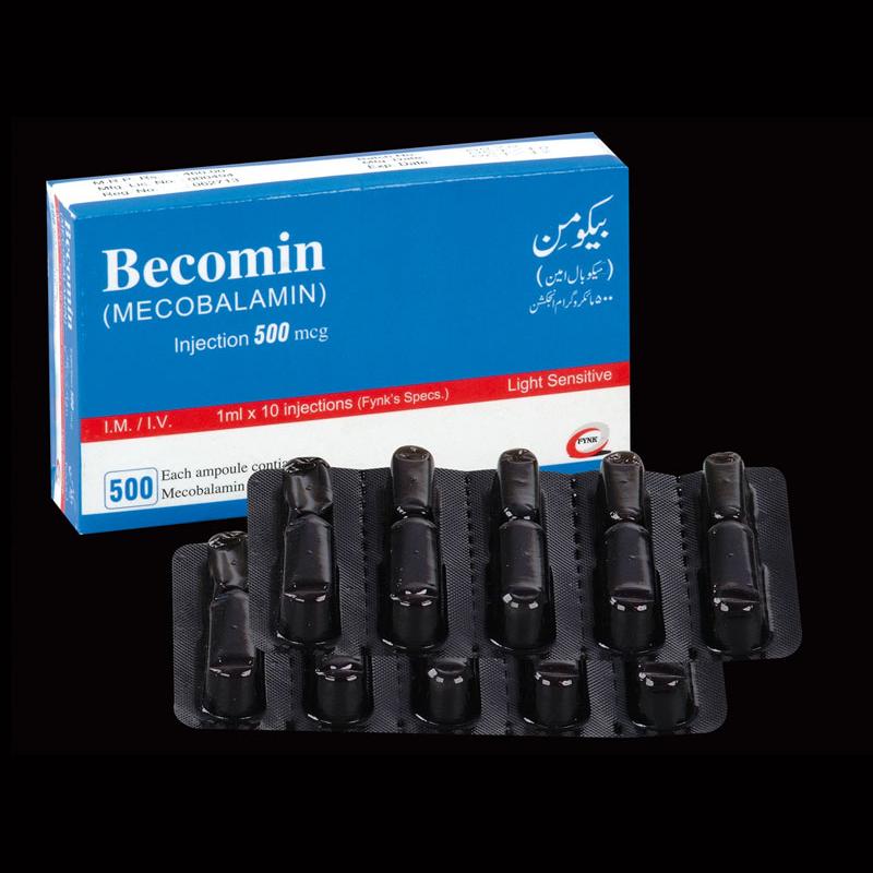 Becomin Injection 500 mcg 10 Amp