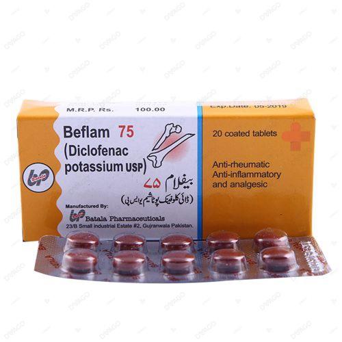 Beflam tablet 75 mg 2×10’s