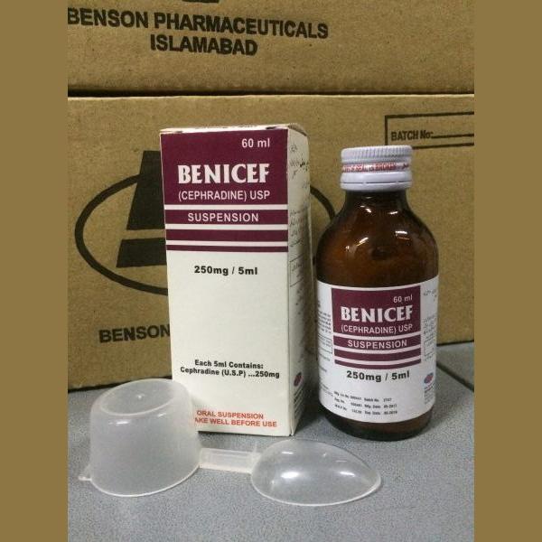 Benicef suspension 250 mg 60 mL