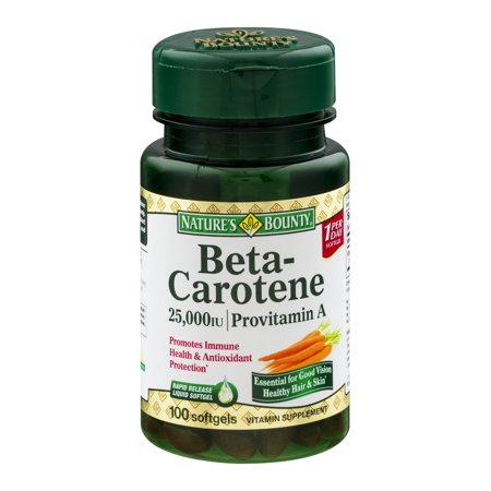BETA CAROTENE SOFETGEL 25000IU NATURE’S BOUNTY
