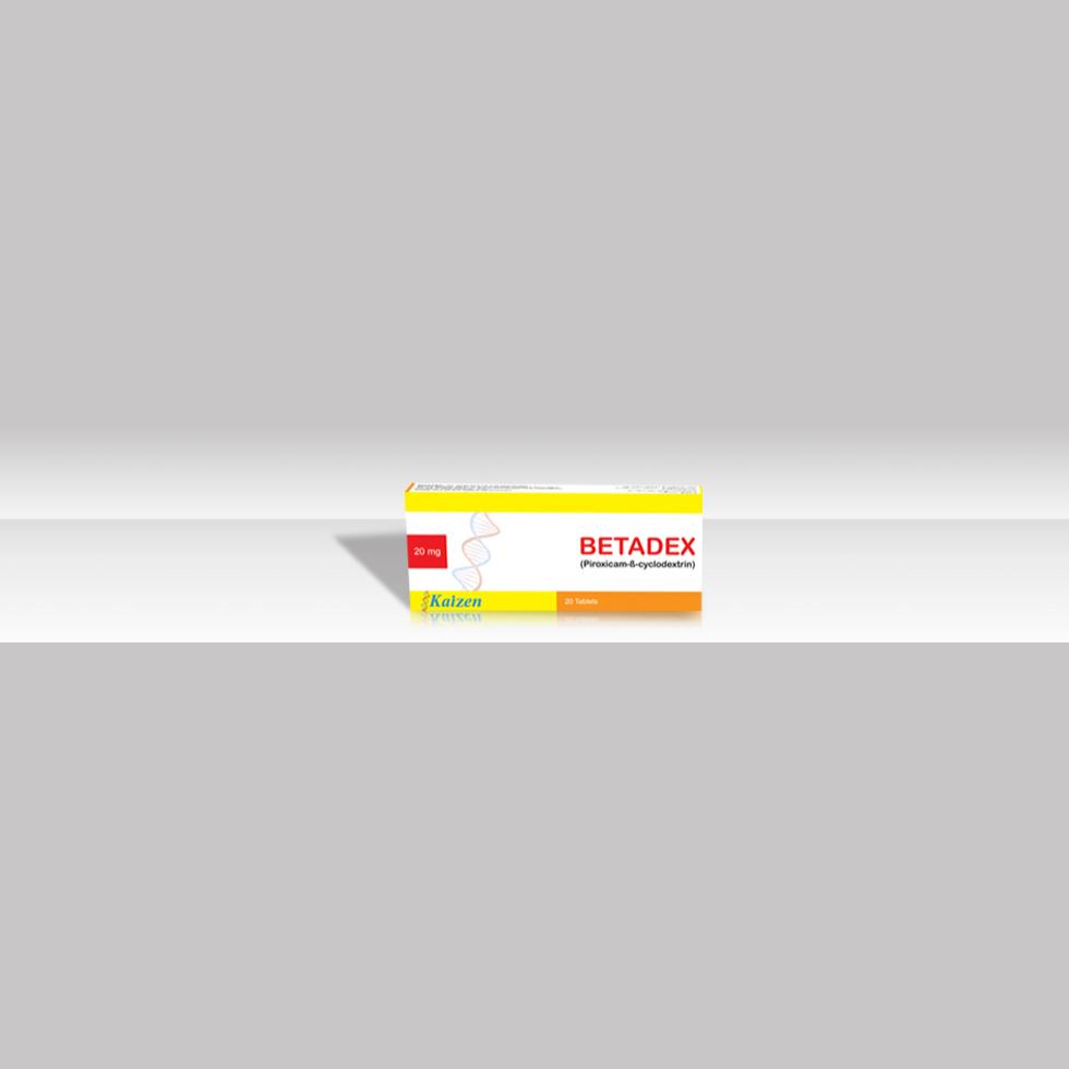 Betadex tablet 20 mg 20’s