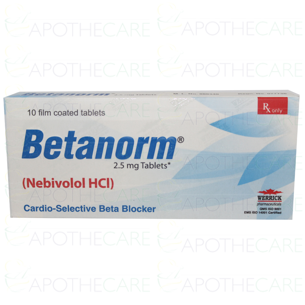 Betanorm tablet 2.5 mg 10’s