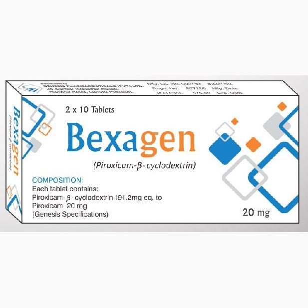 Bexagen tablet 20 mg 2×10’s