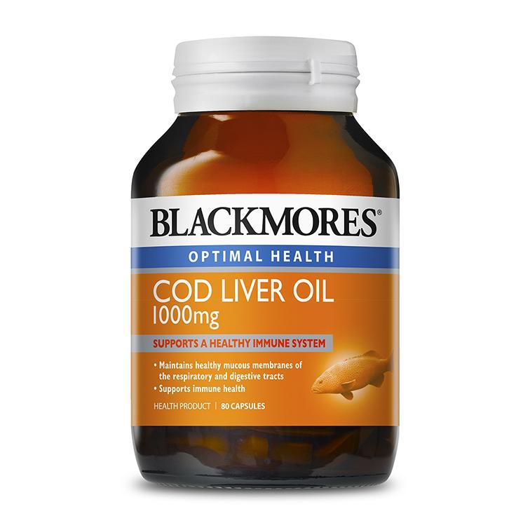 Black Mores Cod Liver Oil 1000mg 80s