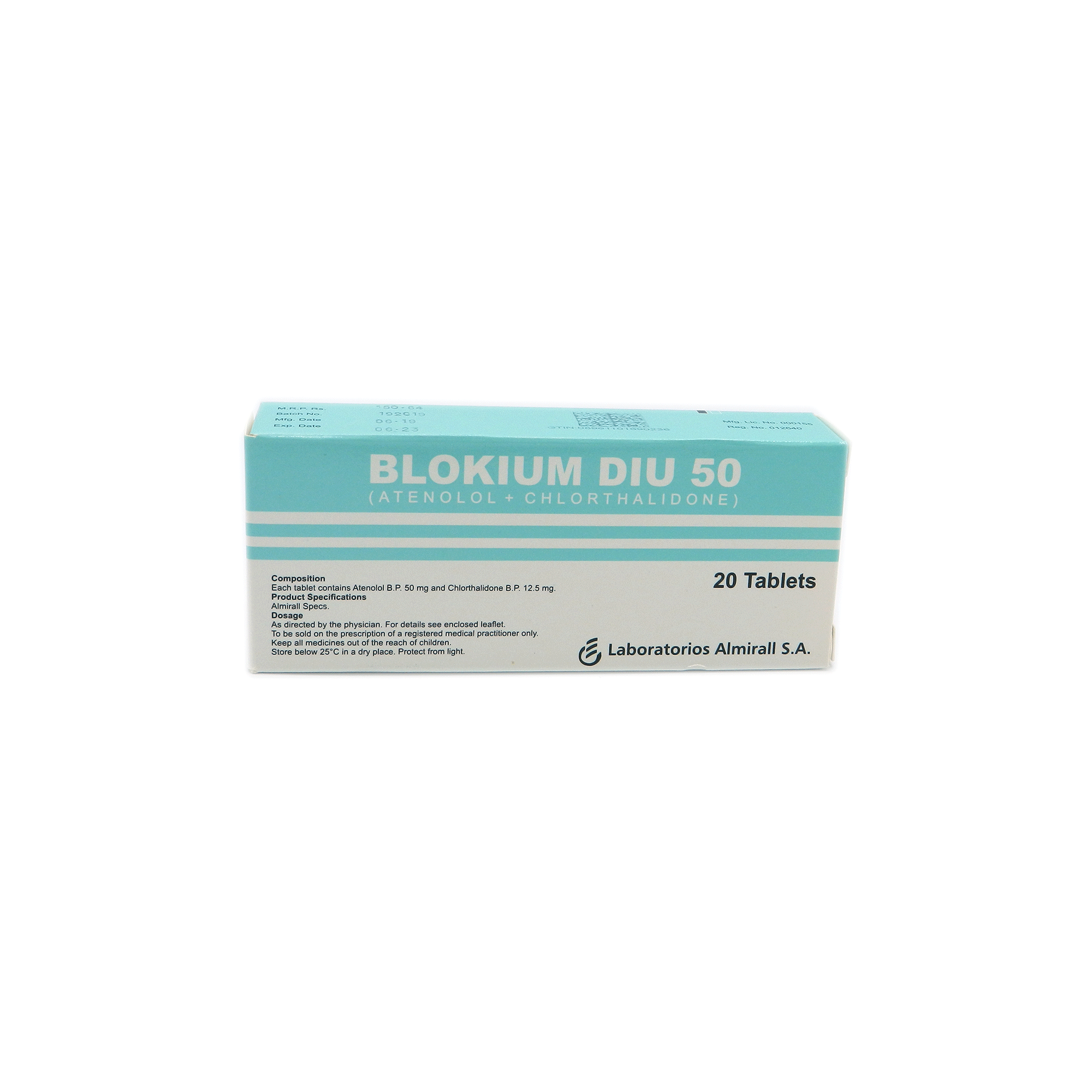 Blokium DIU tablet 50/12.5 mg 20’s