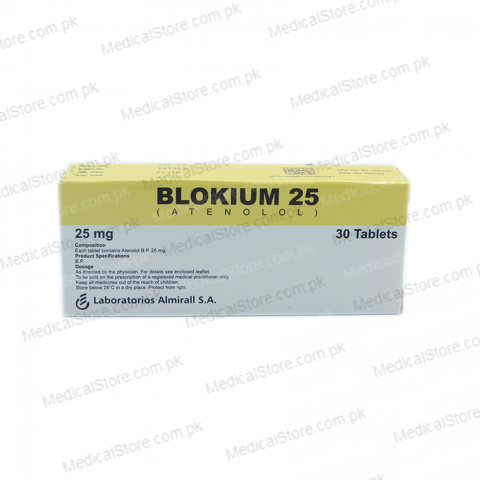 Blokium tablet 25 mg 30’s