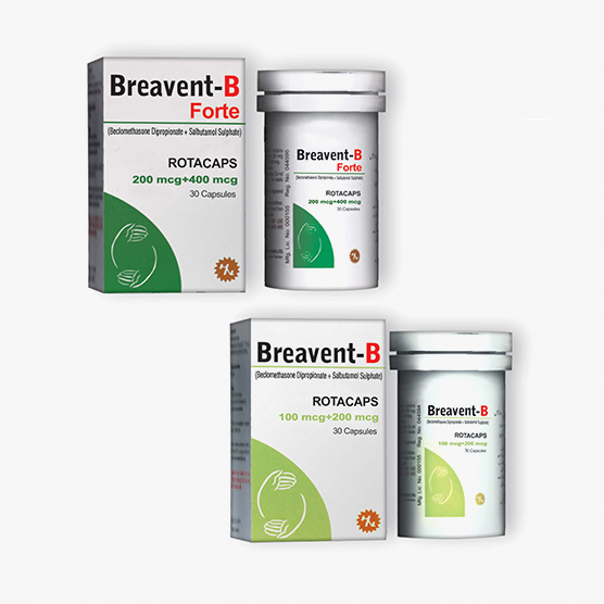 Breavent-B Forte Rotacapsules 200/400 mcg 30’s