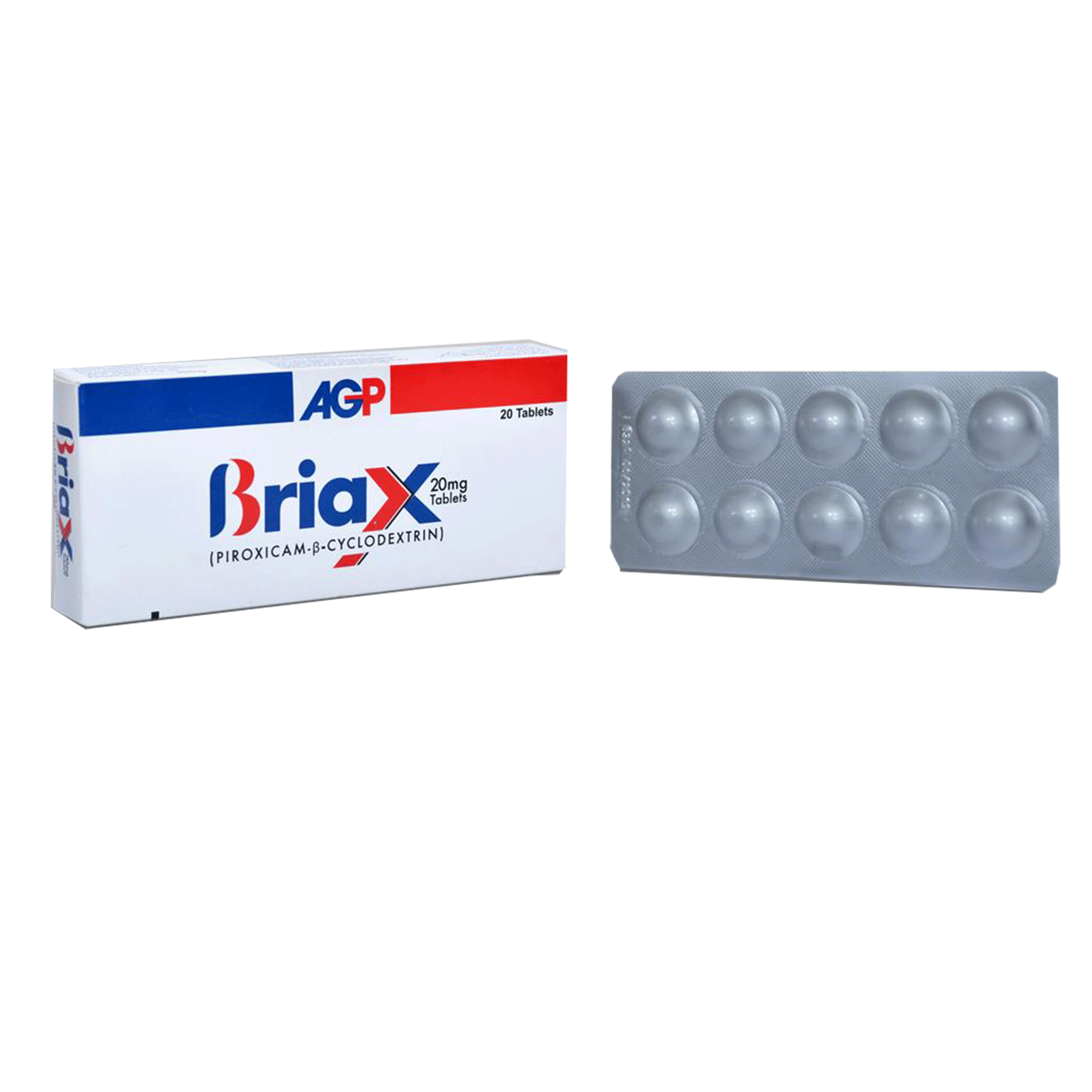 Briax tablet 20 mg 2×10’s