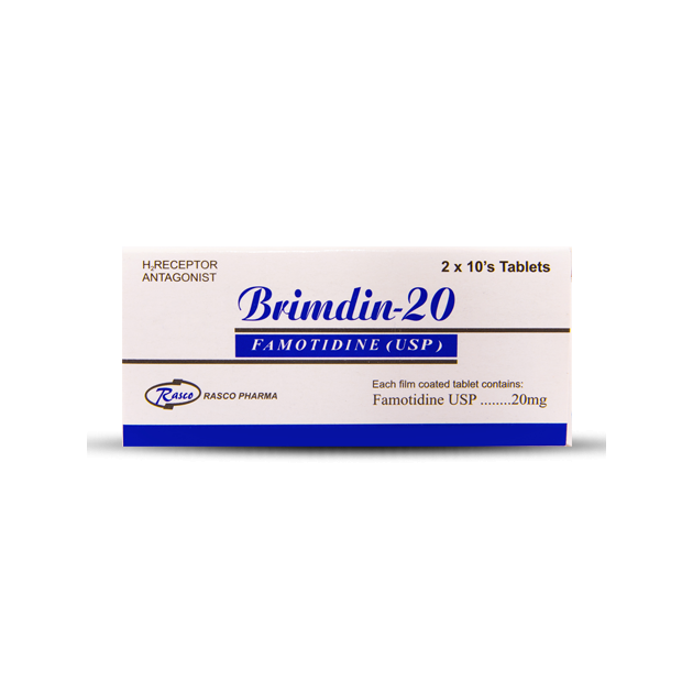 BRIMDIN 20mg Tablet 2x10s