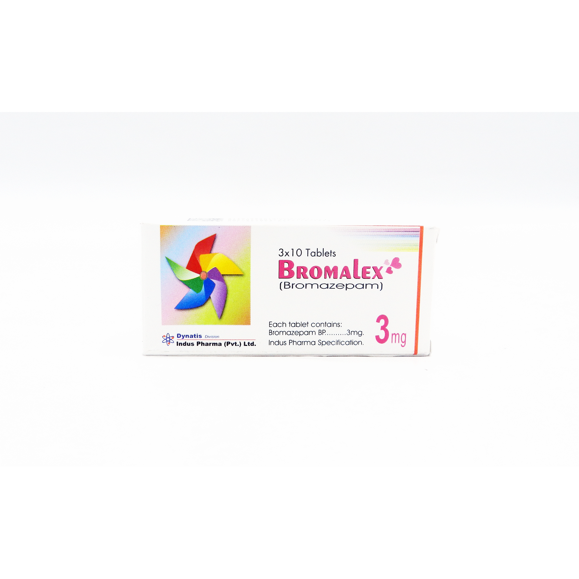 Bromalex tablet 3 mg 3×10’s(Bromazepam)