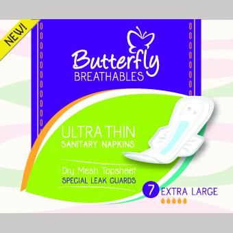 Butterfly Breathables XL 7 Pcs -Ultra Thin