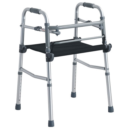 buy Fixed aluminum walker with seat online in Pakistan