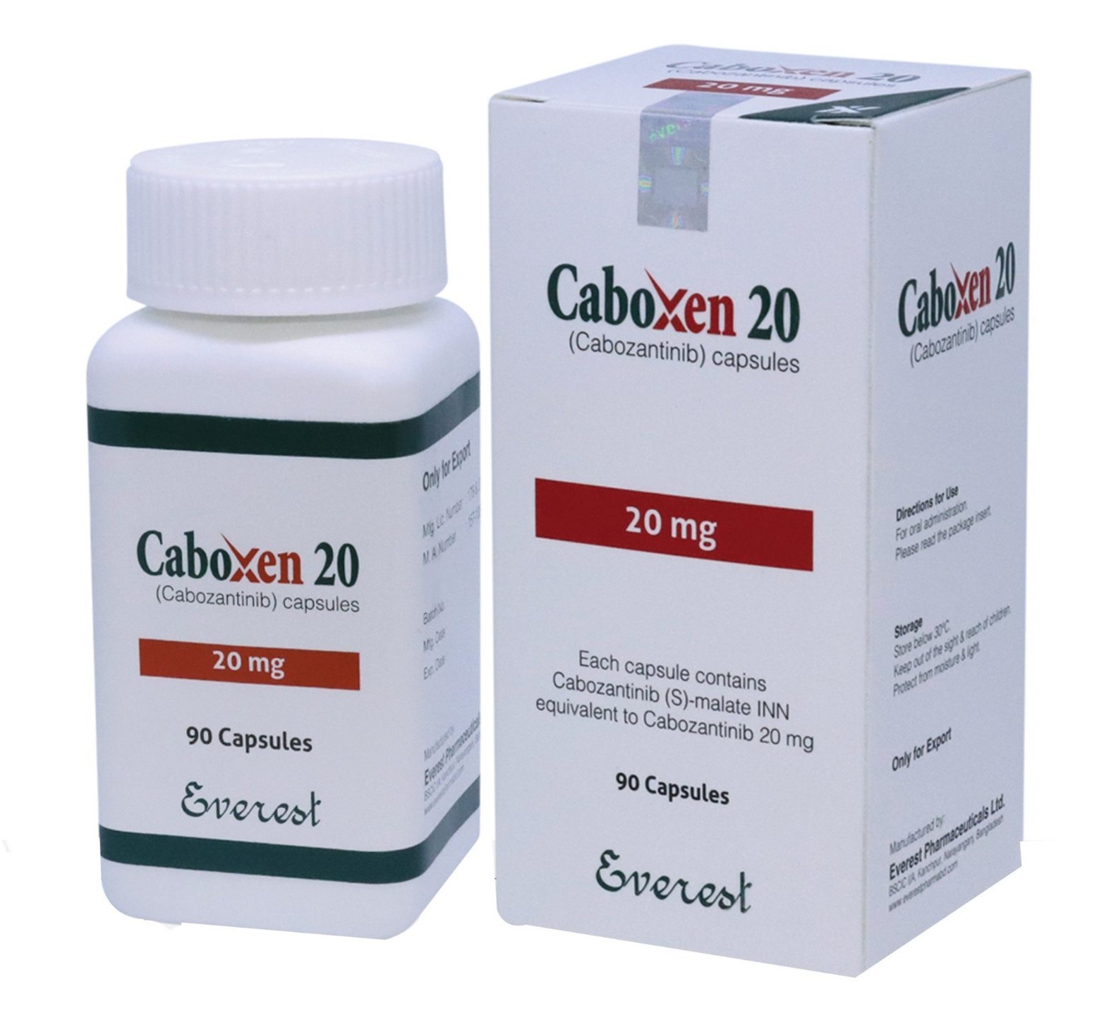 Caboxen 20 MG Capsule (Cabozatinib) ^