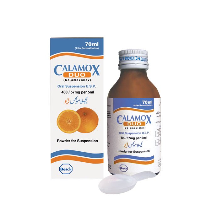 Calamox Duo suspension 457 mg 70 mL
