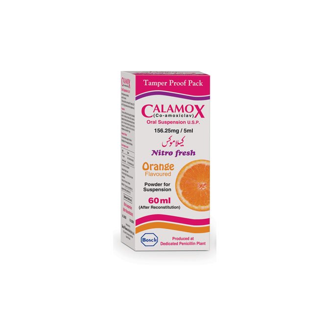 Calamox suspension 156.25 mg 60 mL
