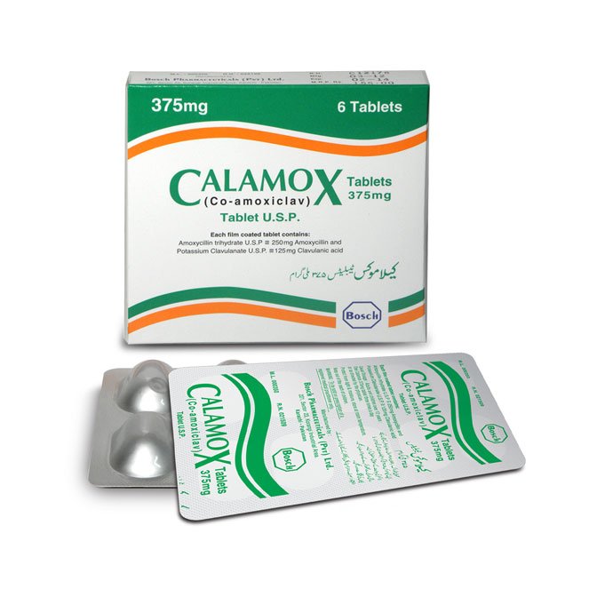 Calamox tablet 375 mg 6’s