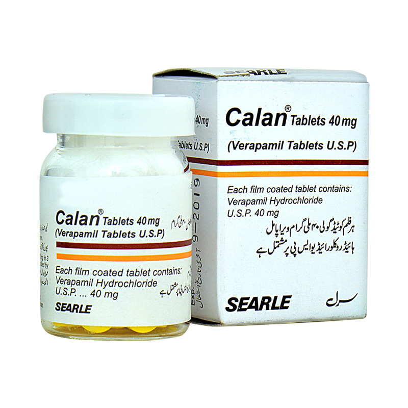 Calan tablet 40 mg 50’s
