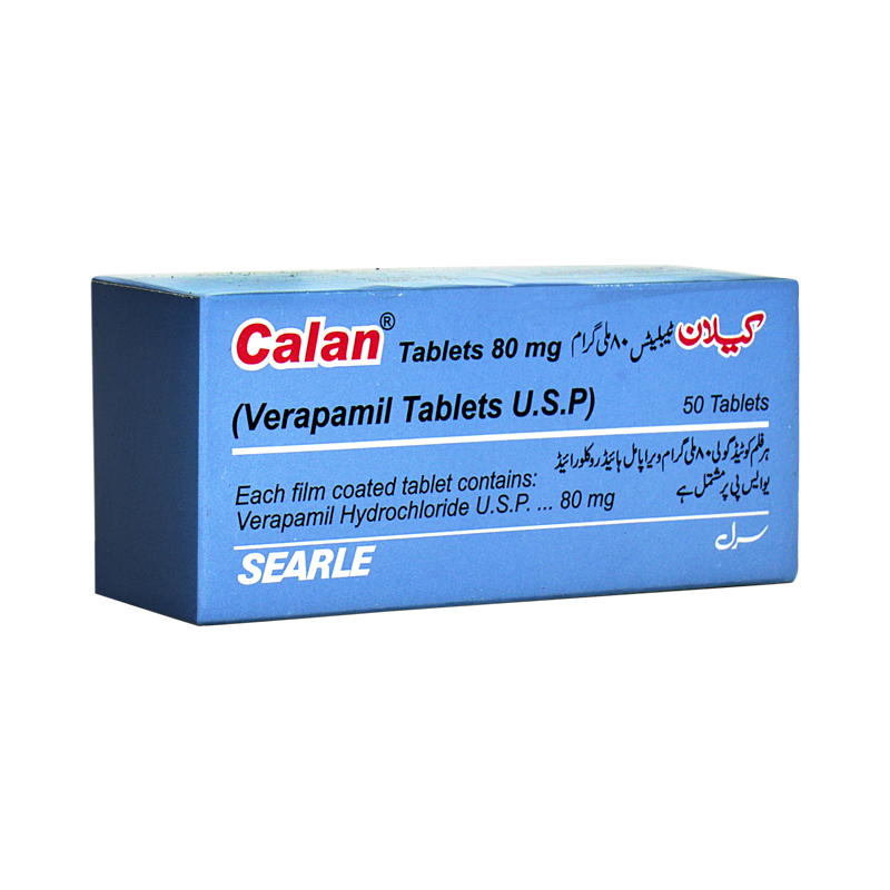 Calan tablet 80 mg 50’s