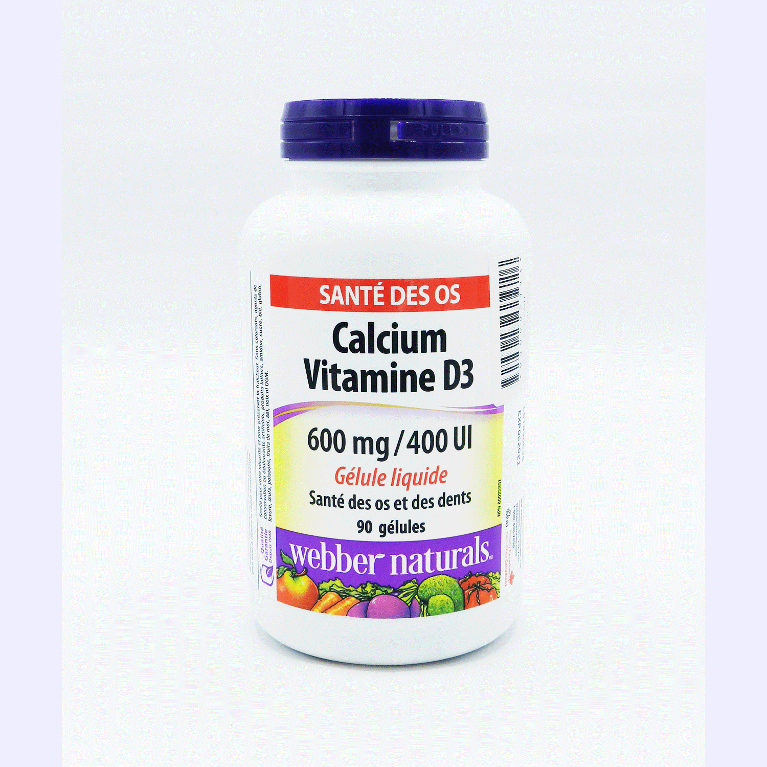 Calcium 600 with D3 400IU Softgel 90s