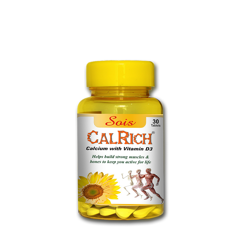 Calrich – Calcium Supplement With Vitamin D3 Sois Lifesciences