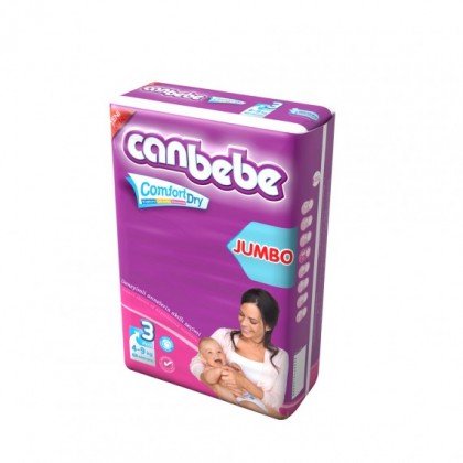 CANBEBE JUMBO PACK MIDI 4-9KG (68PCS)