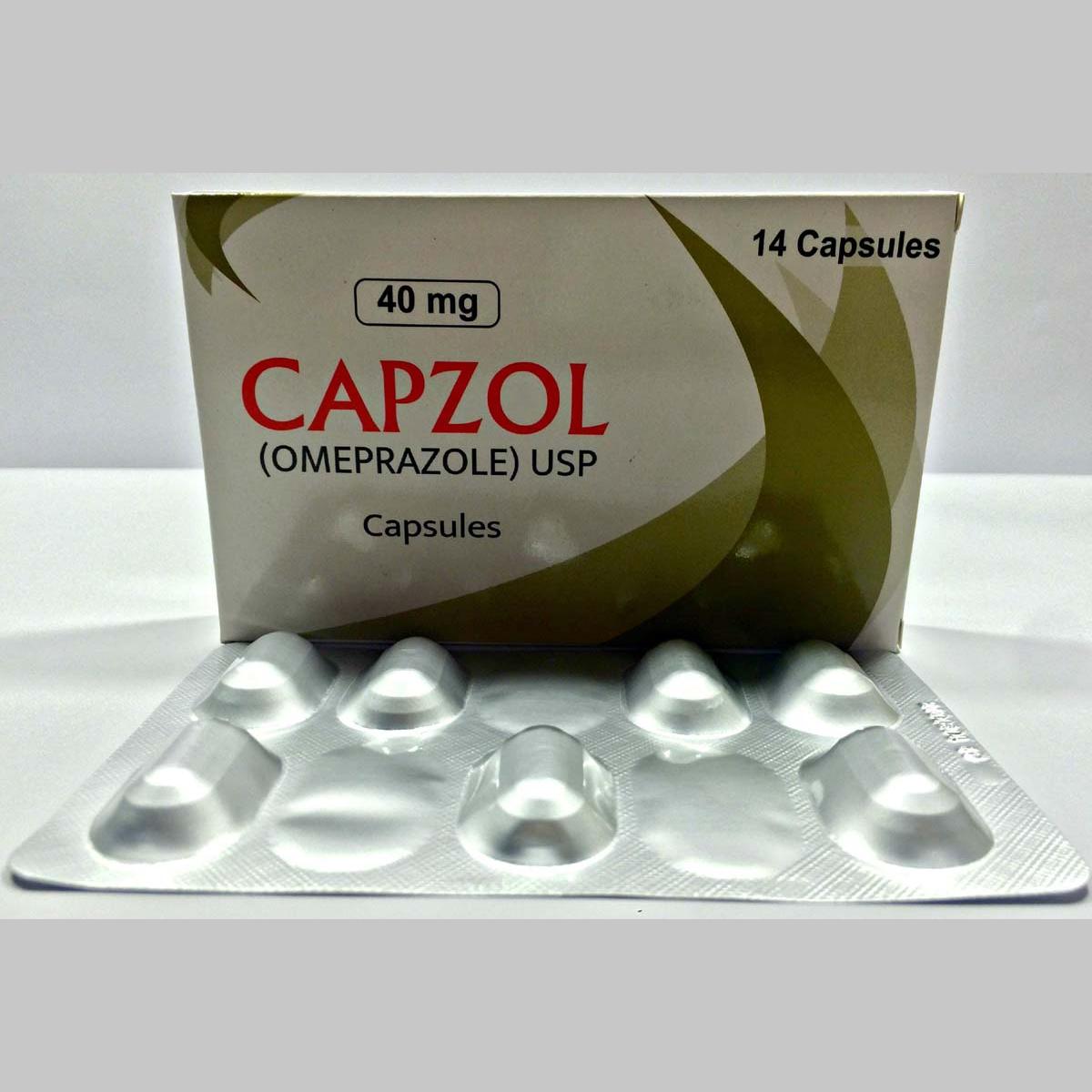 Capzol capsule 40 mg 2×7’s