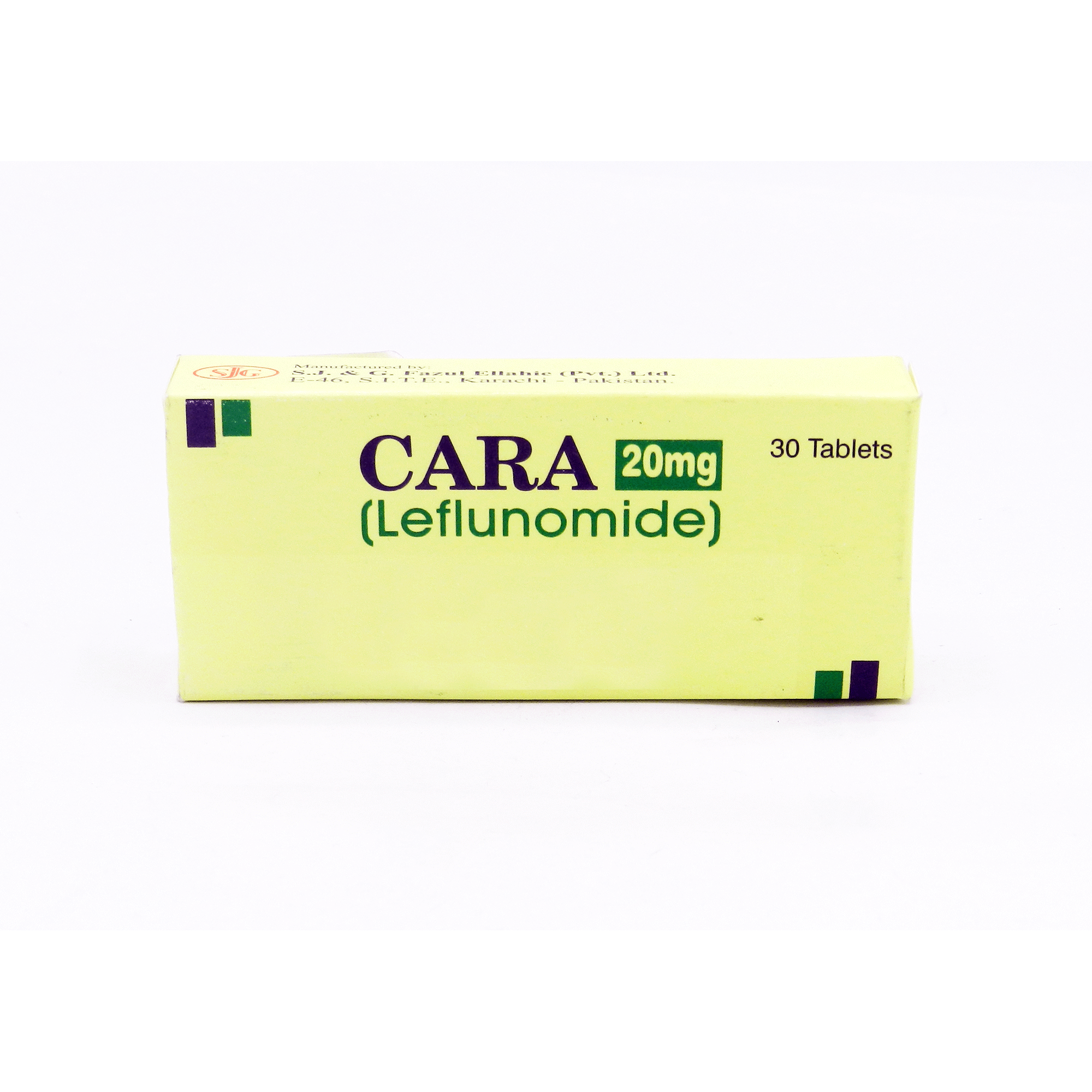 Cara tablet 20 mg 30’s