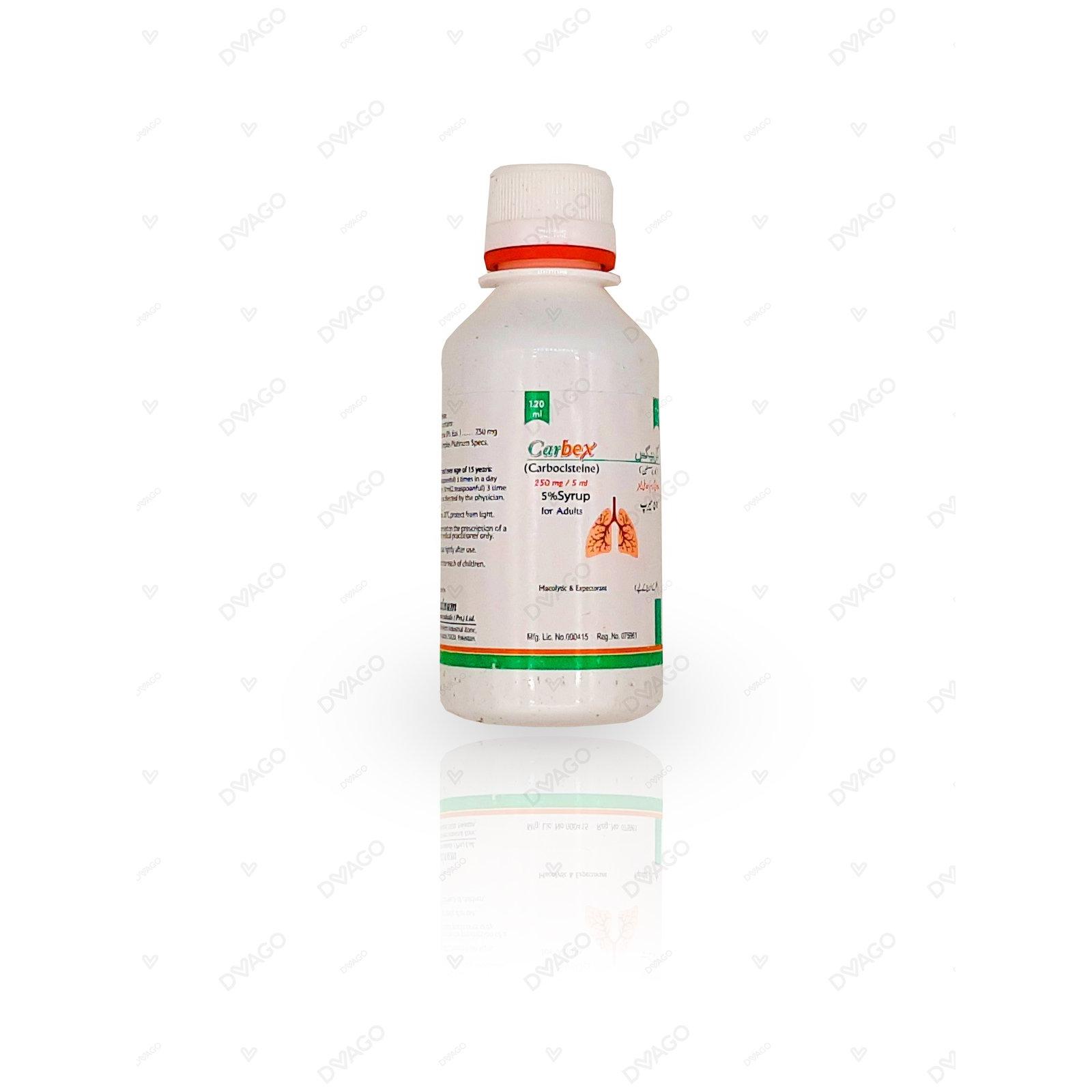 Carbex syrup 100 mg 120 mL
