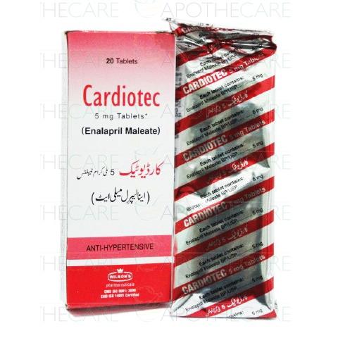 Cardiotec tablet 5 mg 2×10’s
