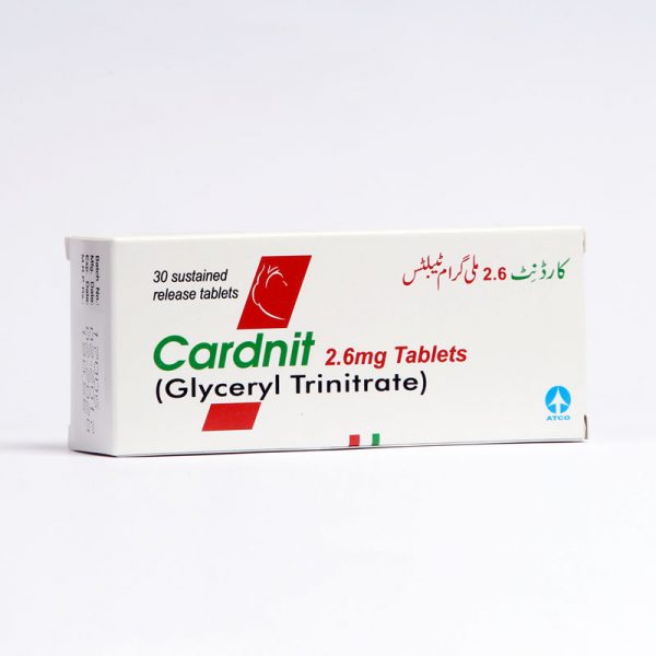 Cardnit tablet 2.6 mg 30’s