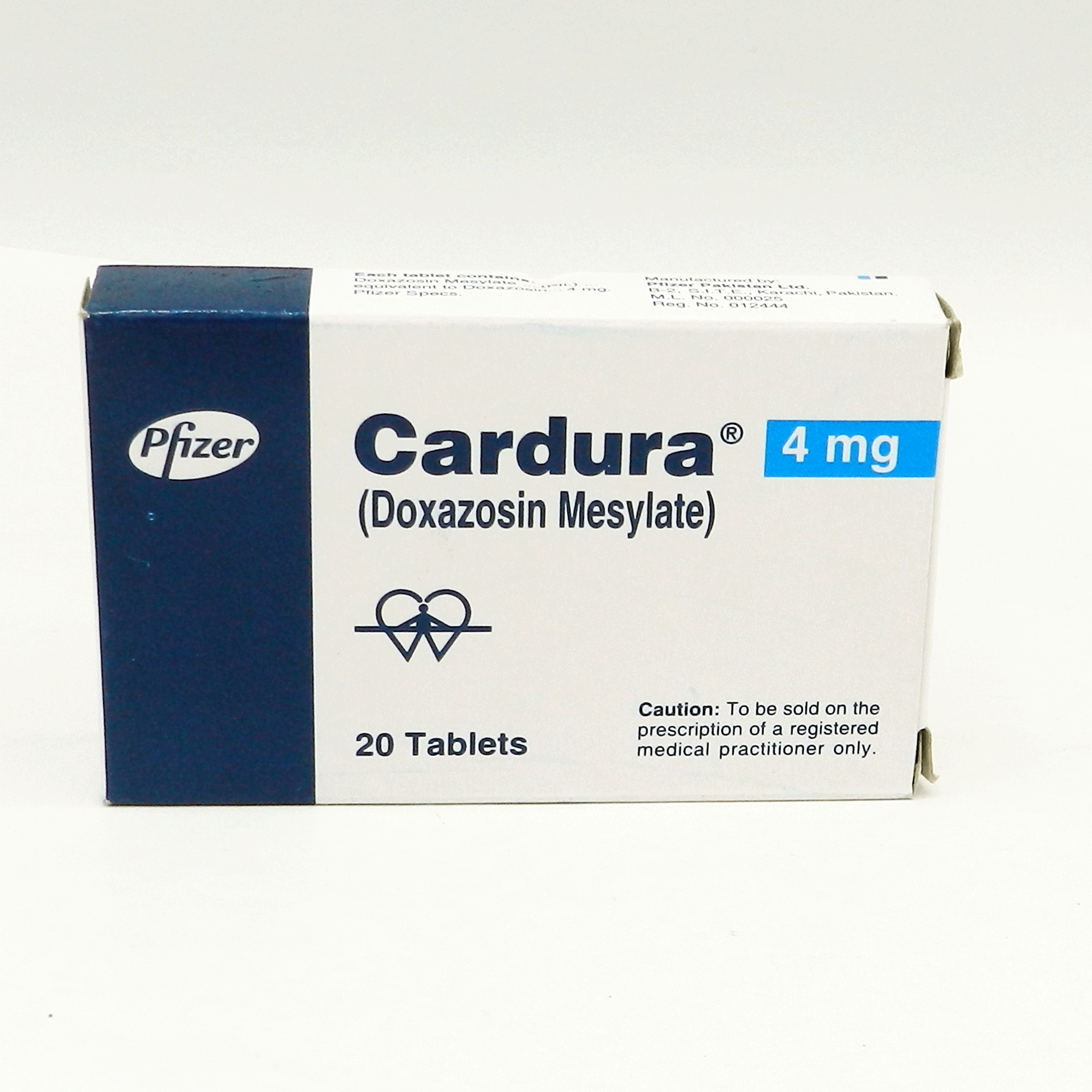 Cardura tablet 4 mg 2×10’s