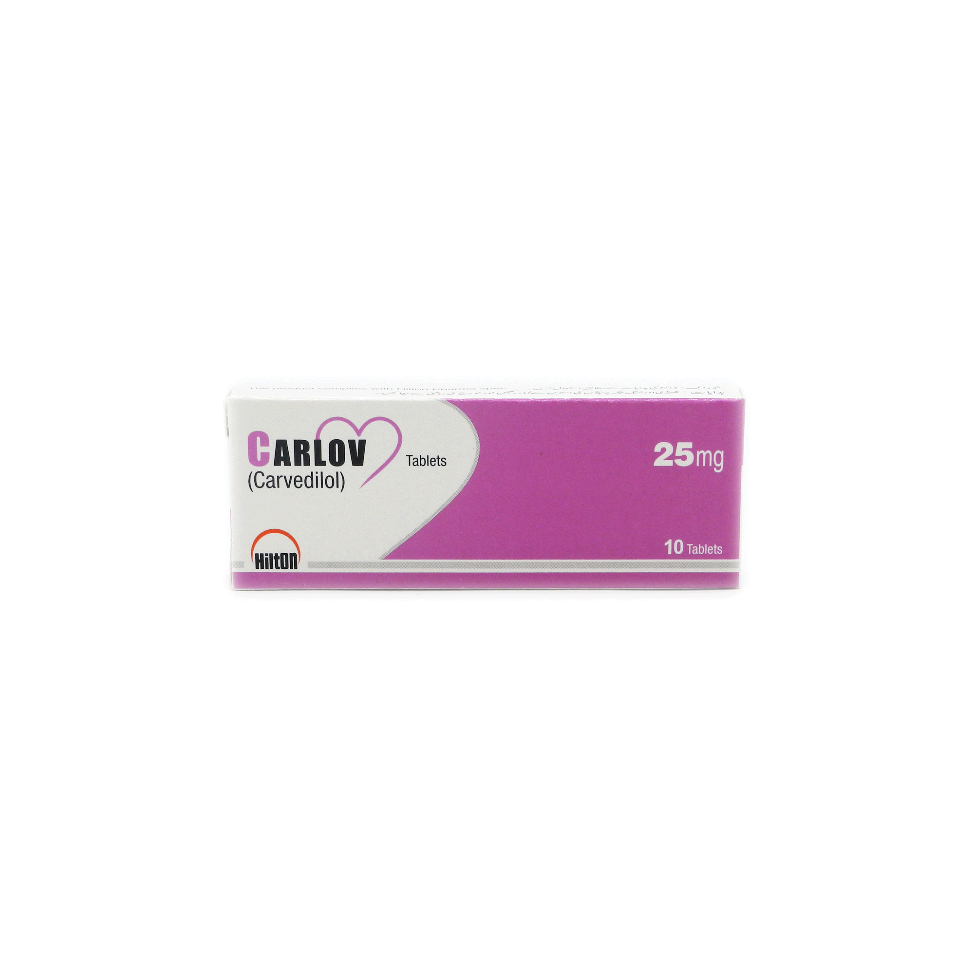 Carlov tablet 25 mg 10’s