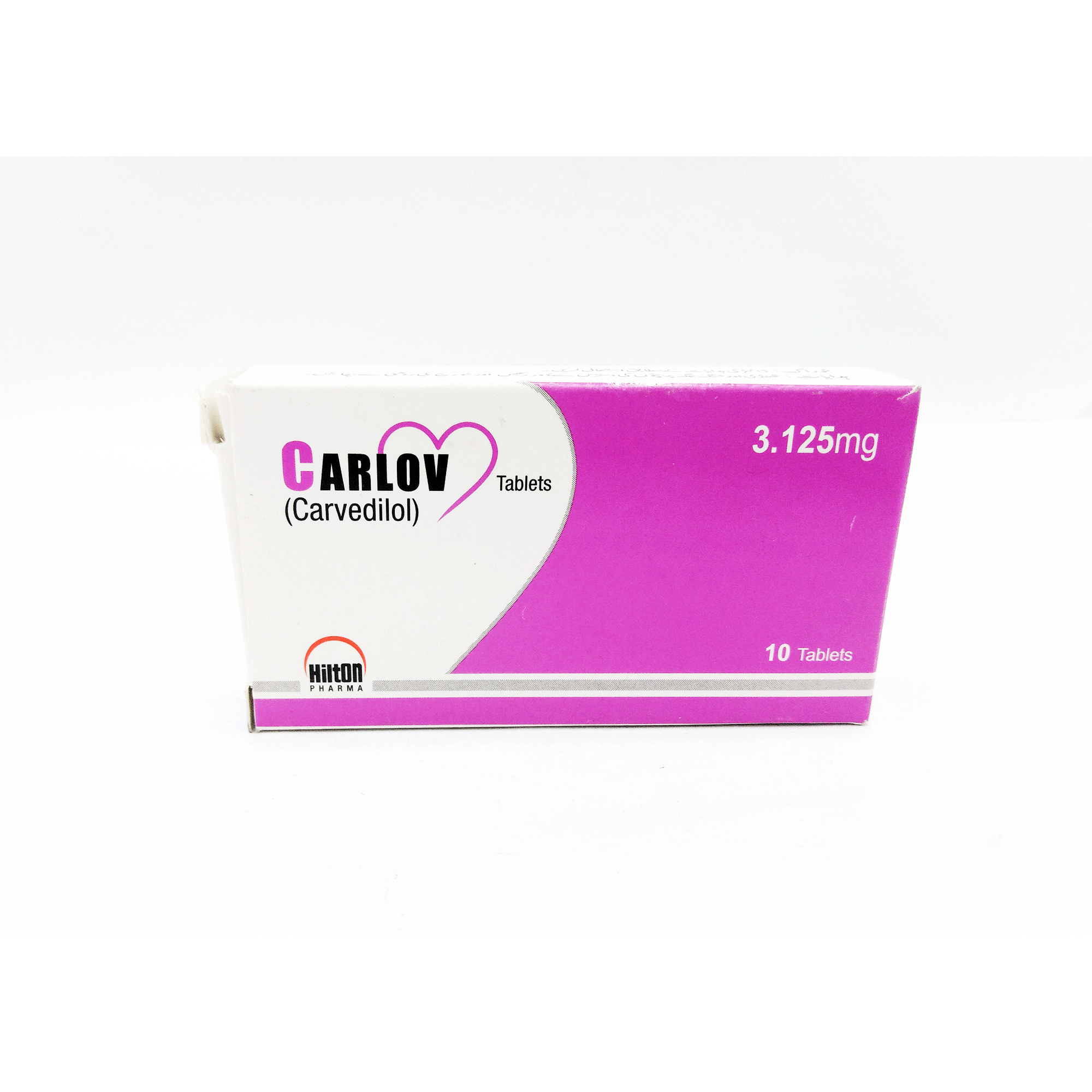 Carlov tablet 3.125 mg 10’s