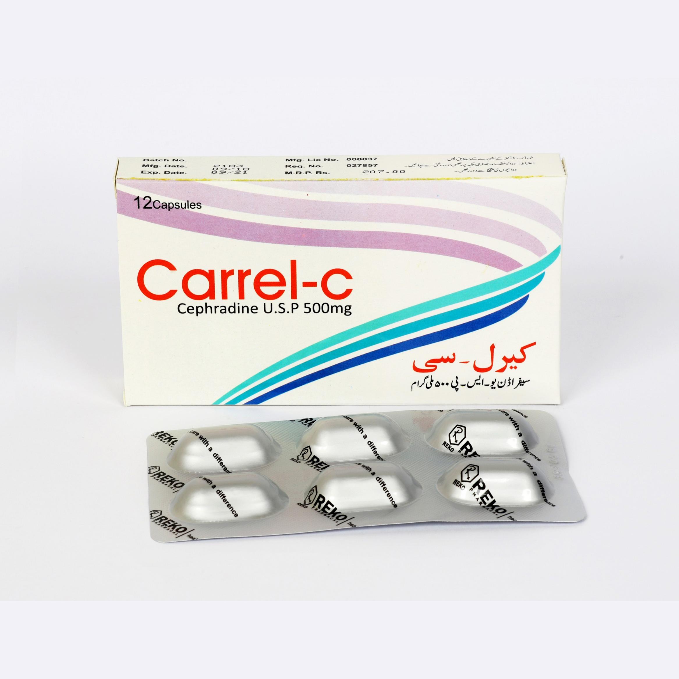 Carrel C capsule 500 mg 12’s