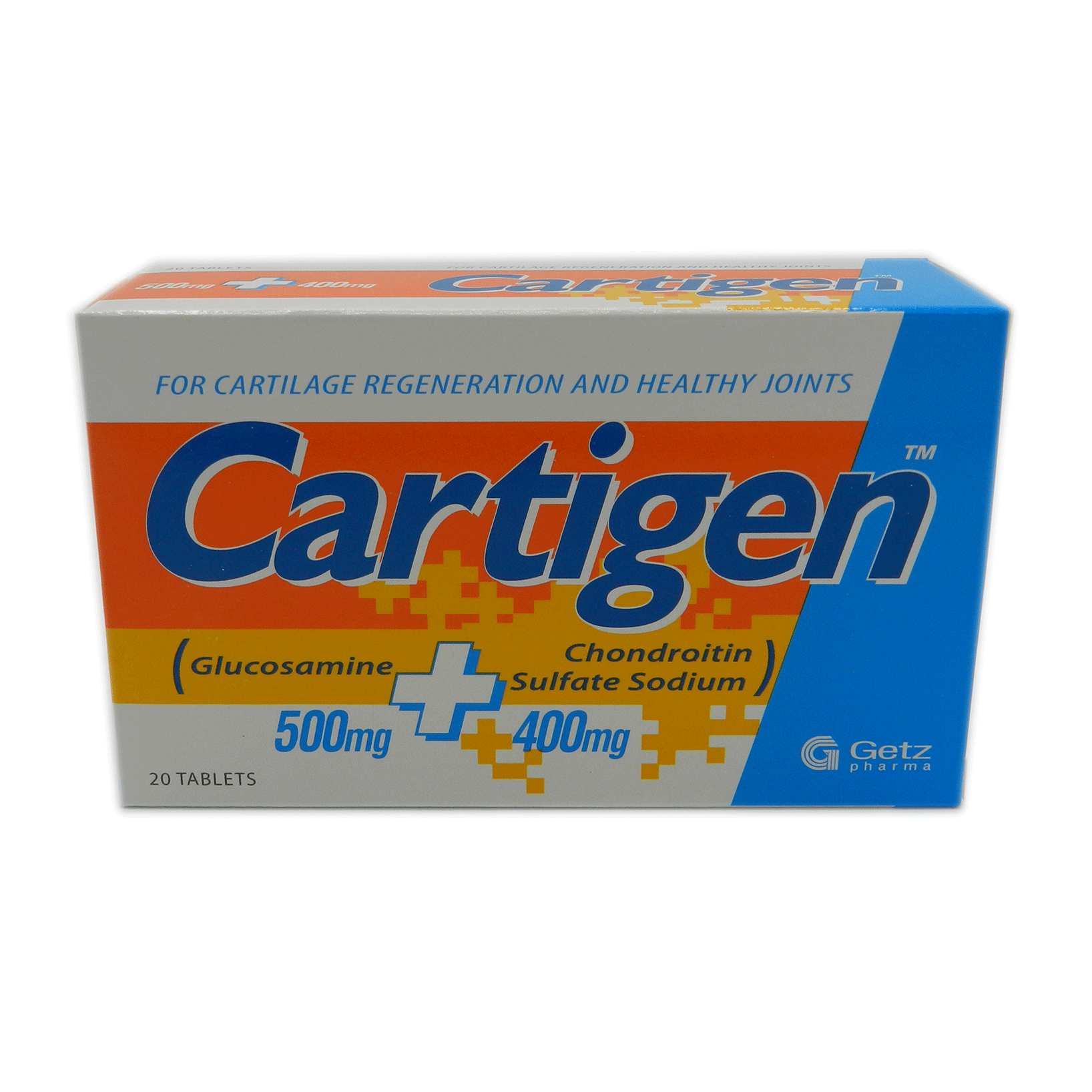 Cartigen tablet 500/400 mg 20’s