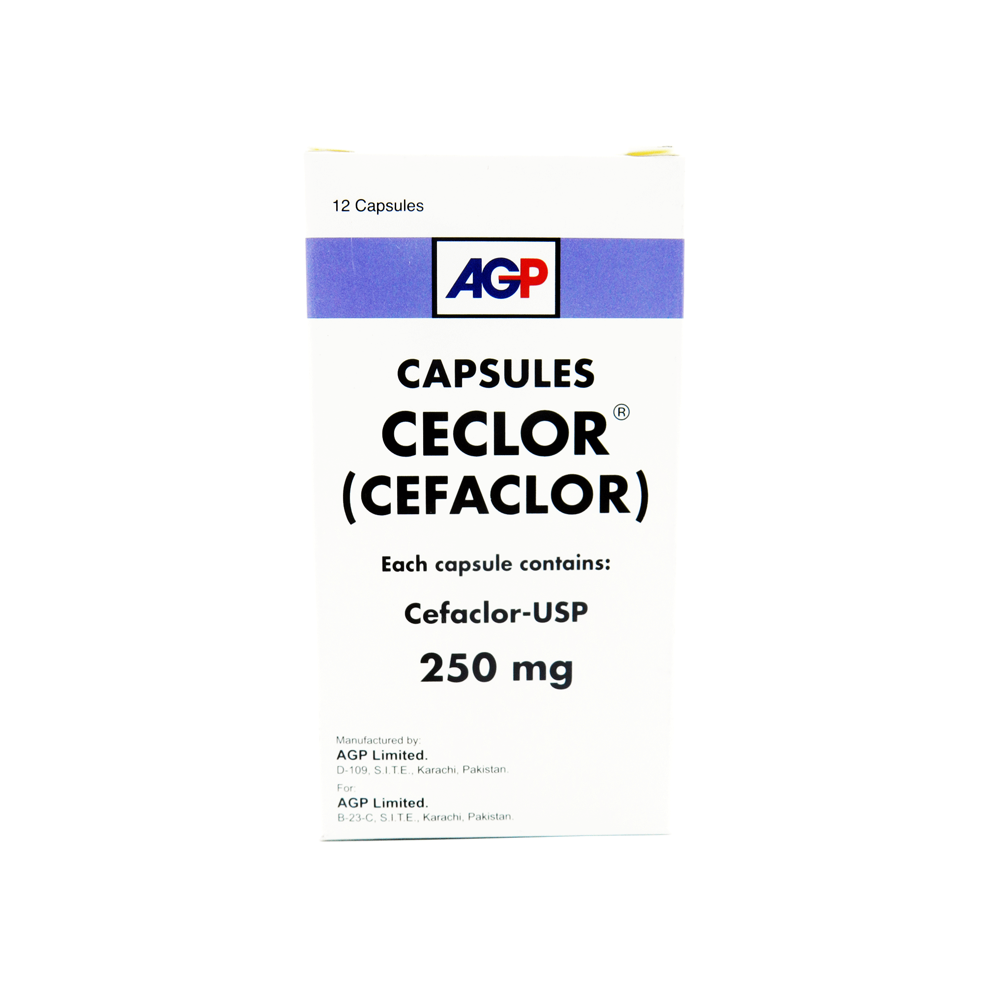 Ceclor capsule 250 mg 12’s