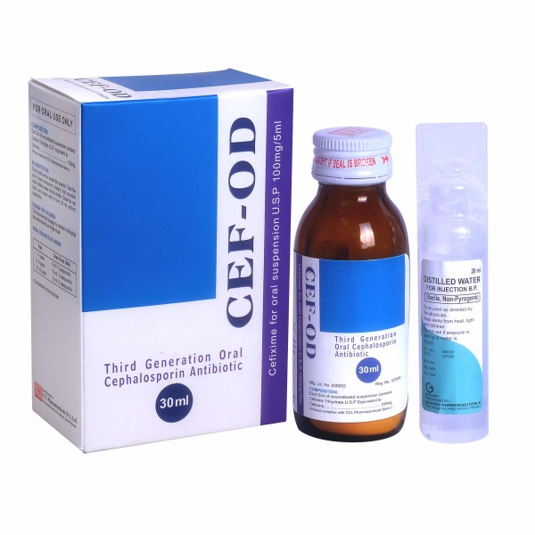 Cef-OD suspension 100 mg 30 mL