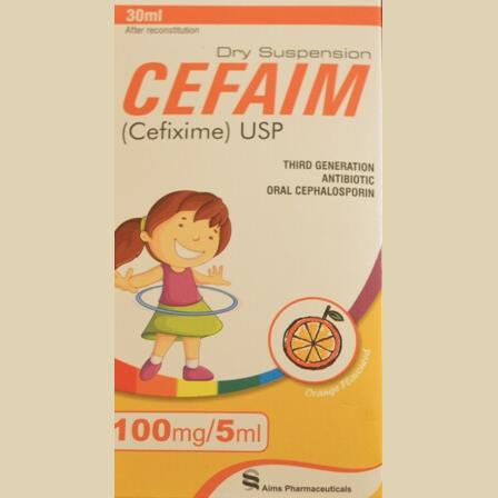 Cefaim suspension Dry 100 mg 30 mL