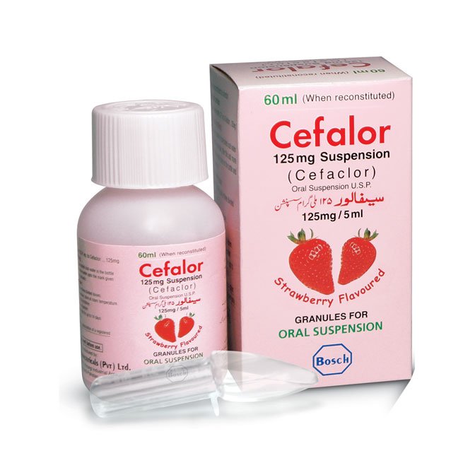 Cefalor suspension 125 mg 60 mL